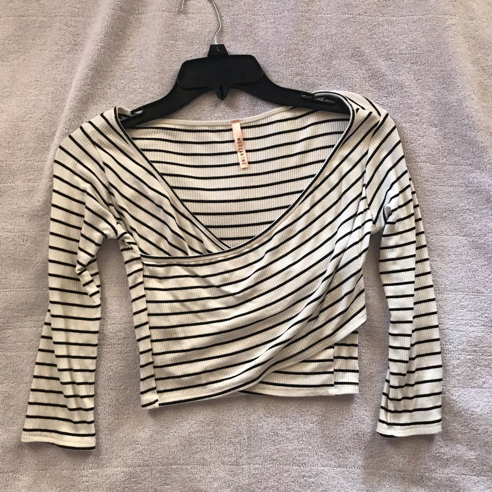 Striped crop top